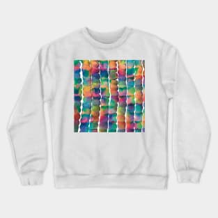 Rainbow Splatter Wiggle Ropes Crewneck Sweatshirt